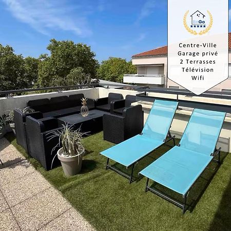 Bngo I Immense Rooftop Lyon I 2 Chambres, 4 Places Parkings, 2 Immenses Terrasses, 8 Personnes Экстерьер фото